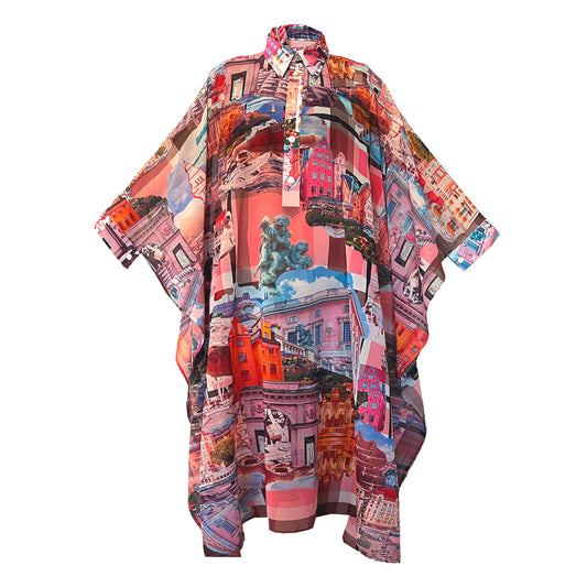 Kaftan Stockholm Royal pink – maxjenny!