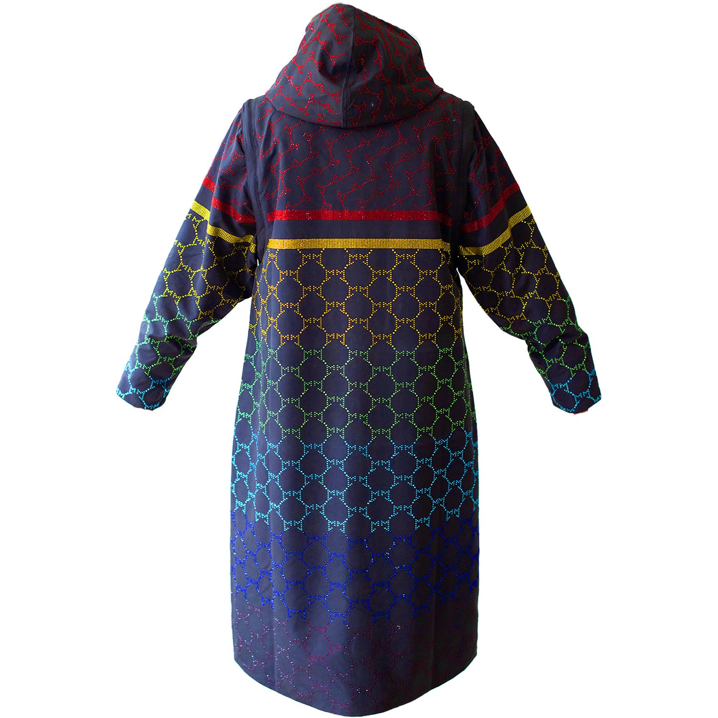SALE swarovski rainbow raincoat/vest