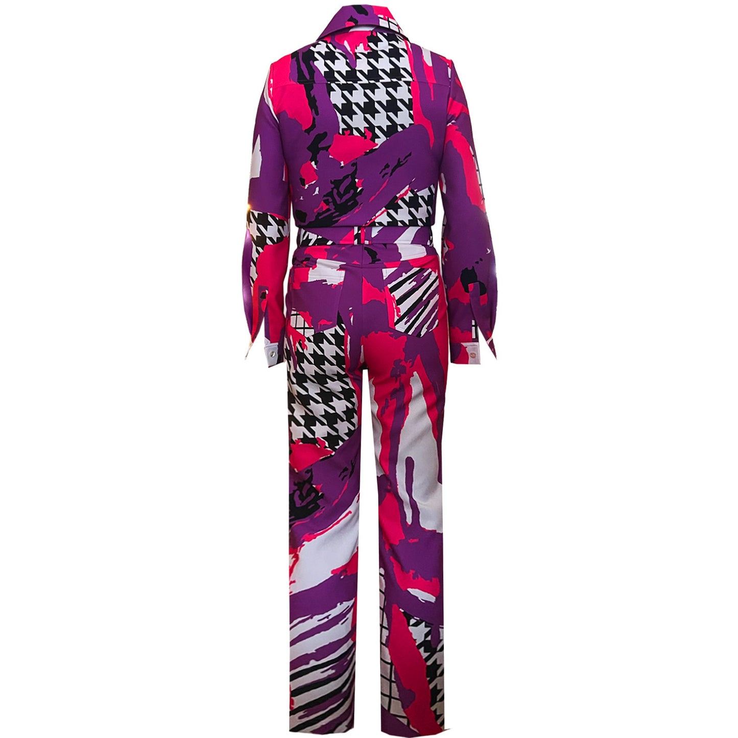 Jumpsuit - Arty Pink Purple