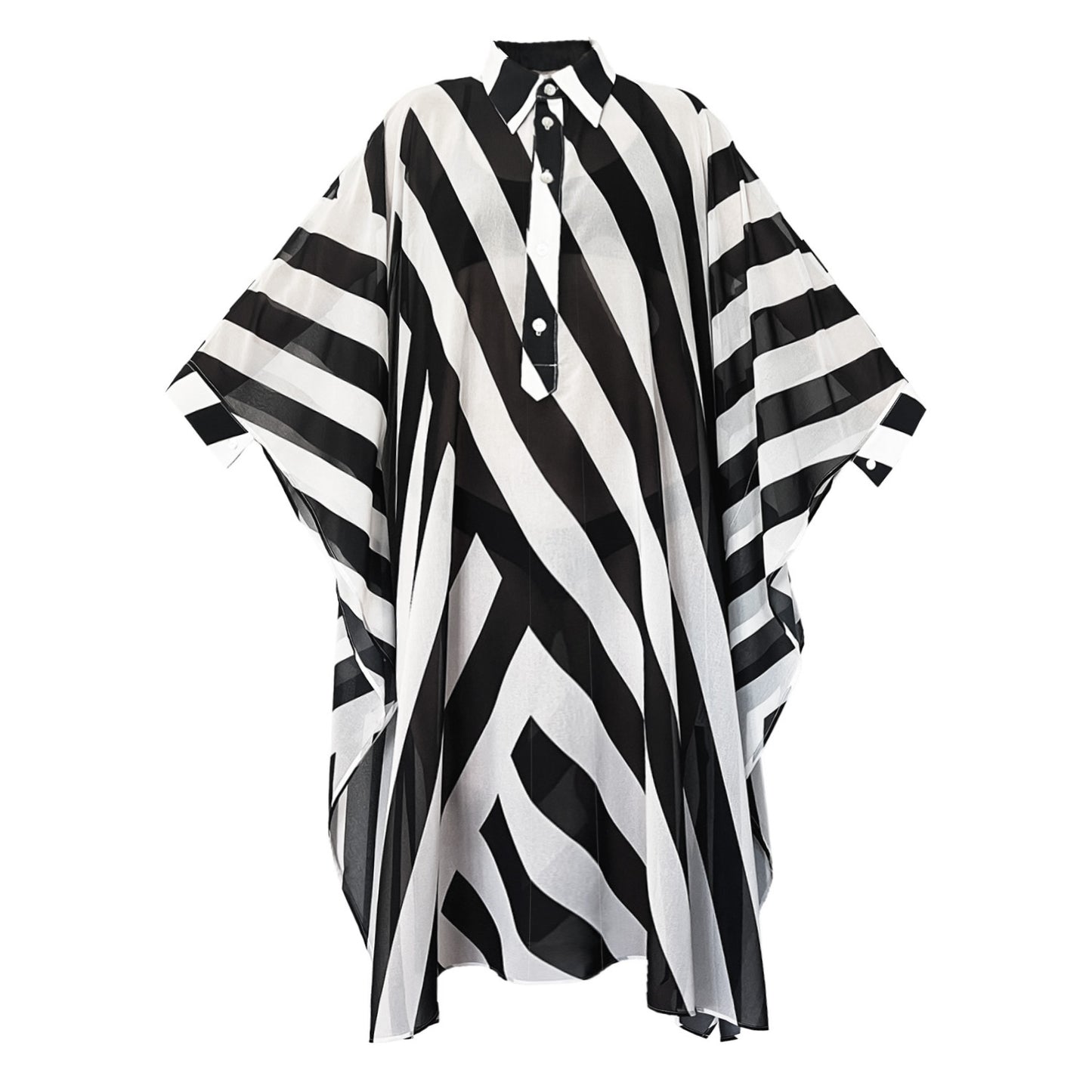 Kaftan Black & White – maxjenny!