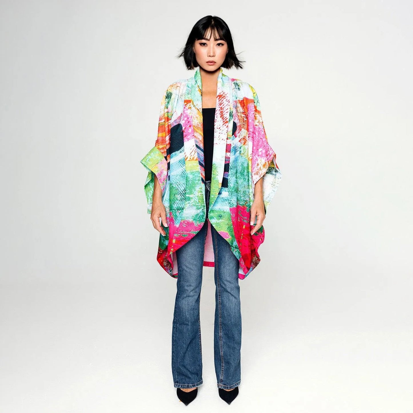 Kaftan - Mother Pink Red Green