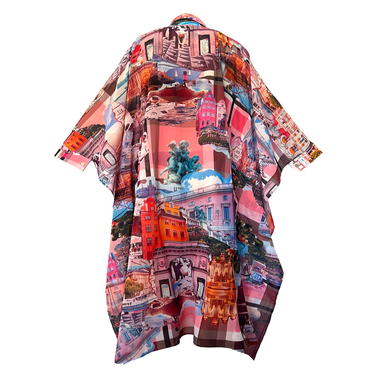 Kaftan Stockholm Royal pink – maxjenny!