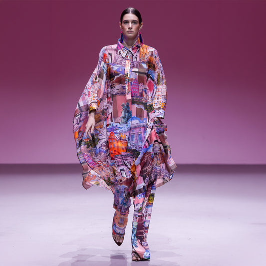 Kaftan Stockholm Royal pink – maxjenny!