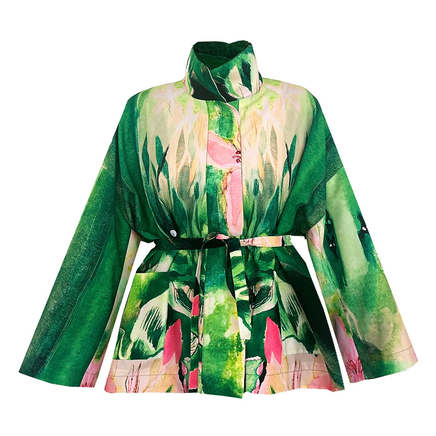 SALE The celebration of the Moomin 80 year! Square jacket green