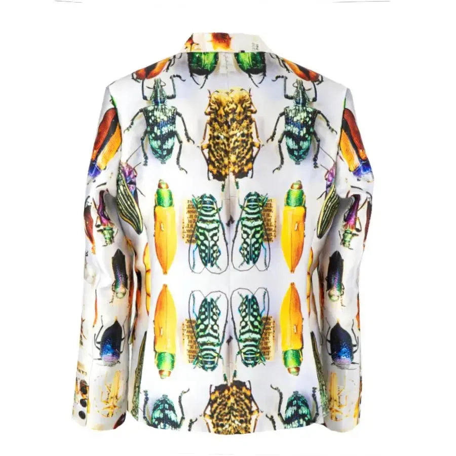 Men's Tailored Blazer - Dirty White Bug