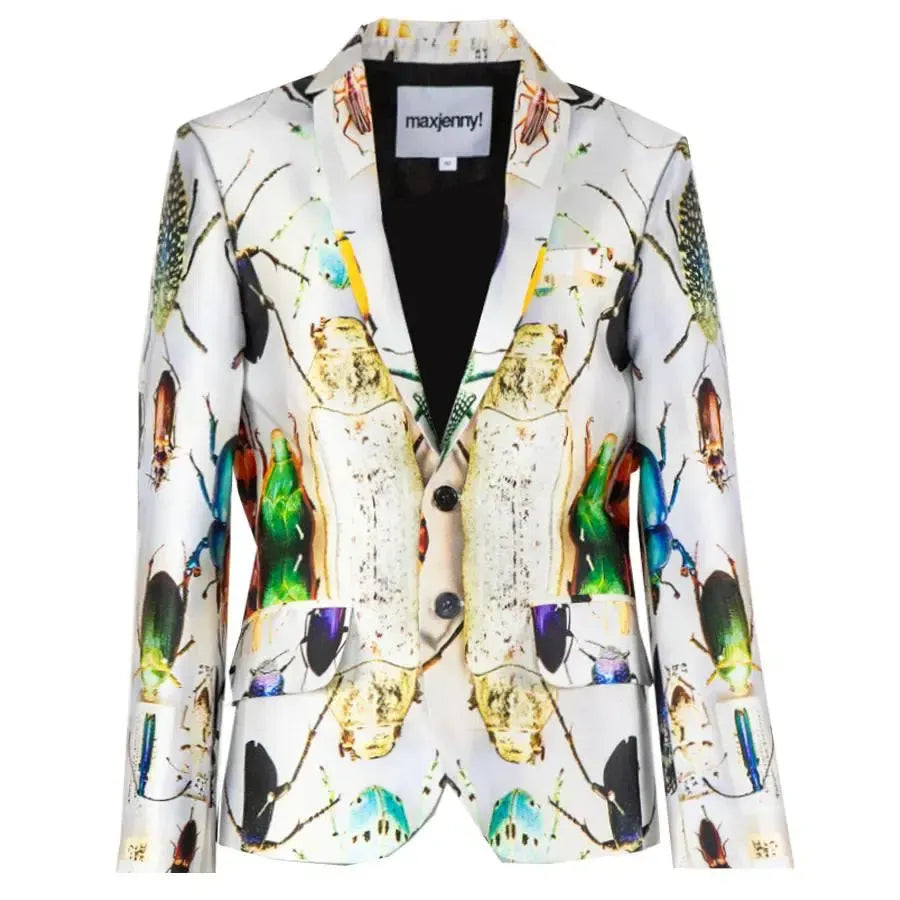 Men's Tailored Blazer - Dirty White Bug