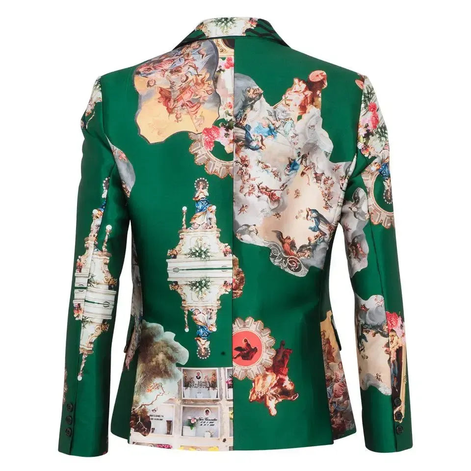 Men's Tailored Blazer - Sicily Green