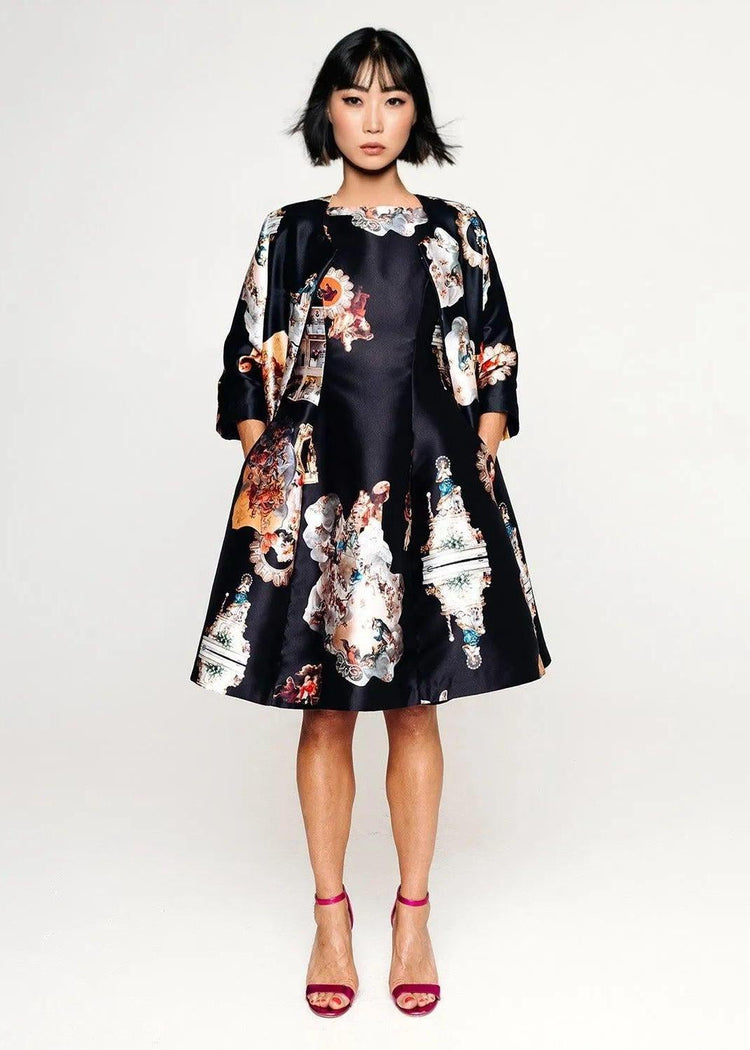 Midi Dress C - Sicily Black