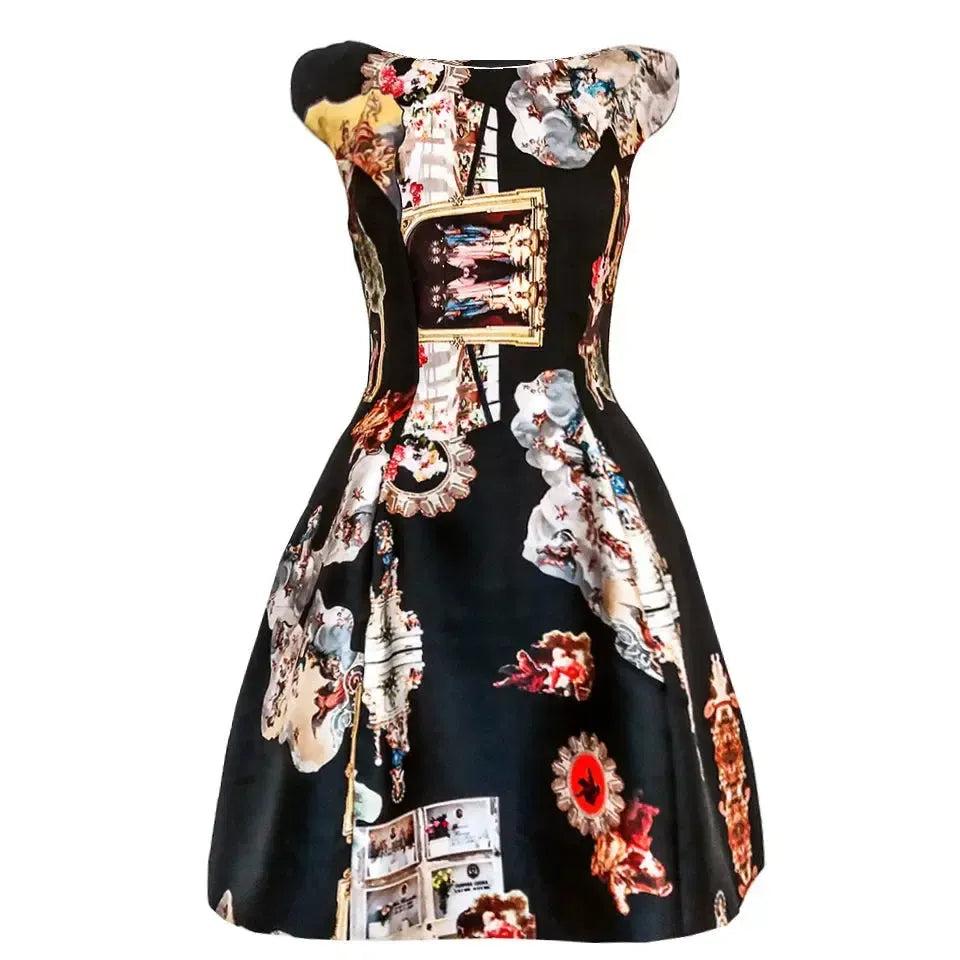 Midi Dress C - Sicily Black