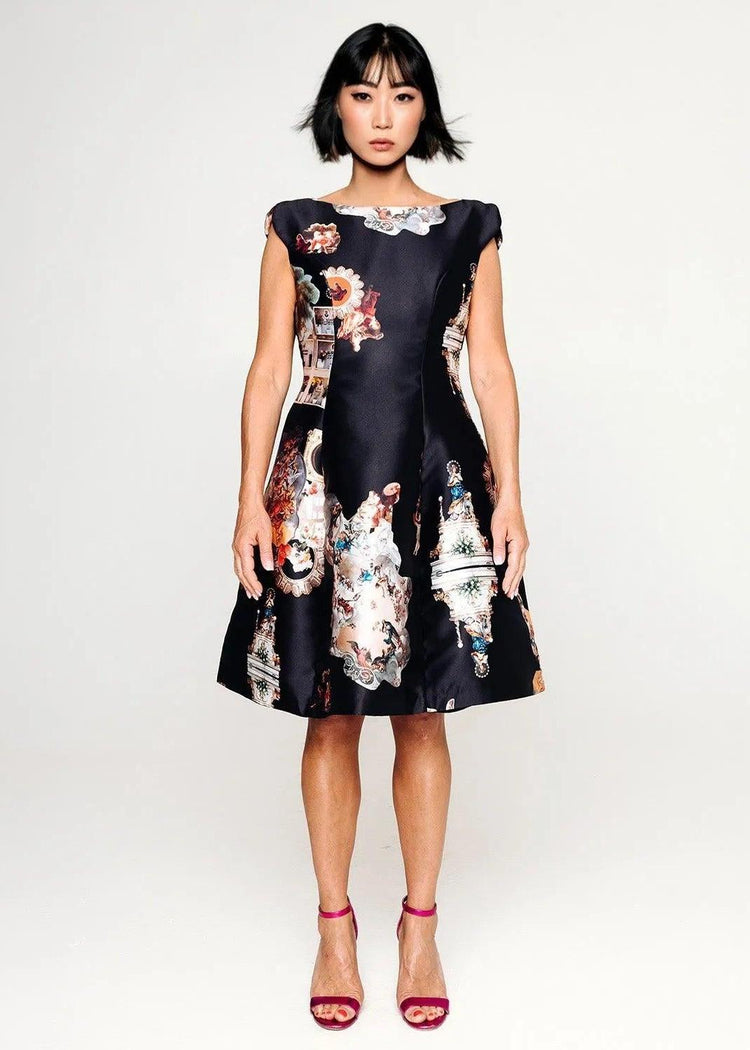 Midi Dress C - Sicily Black
