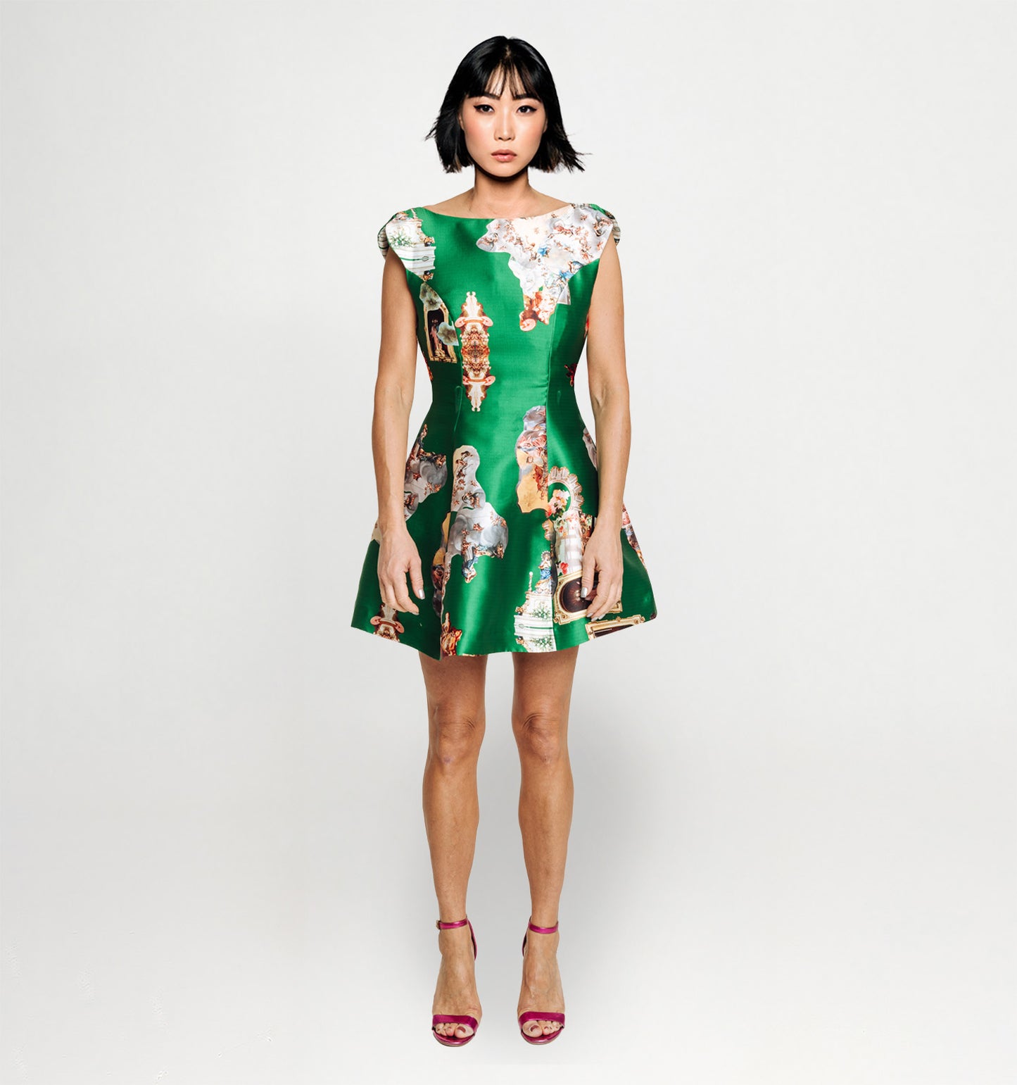 Midi Dress C - Sicily Green