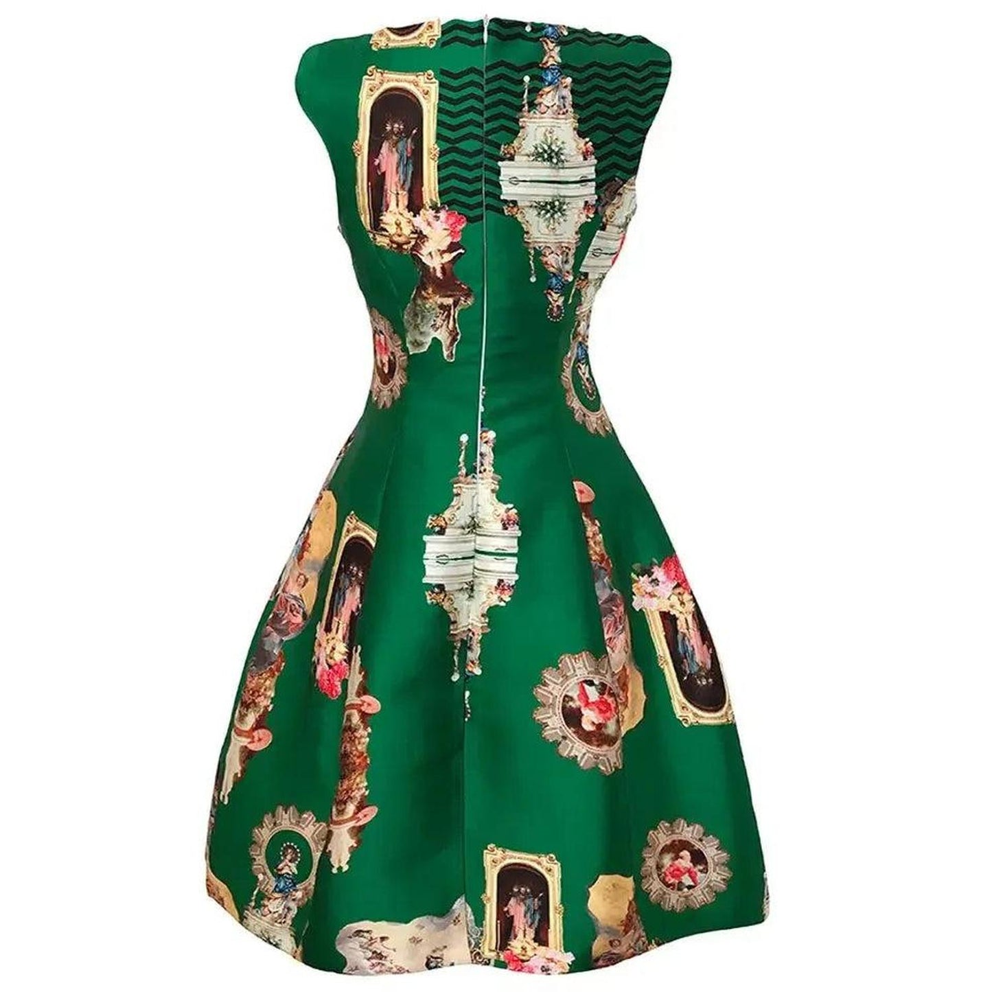 Midi Dress C - Sicily Green