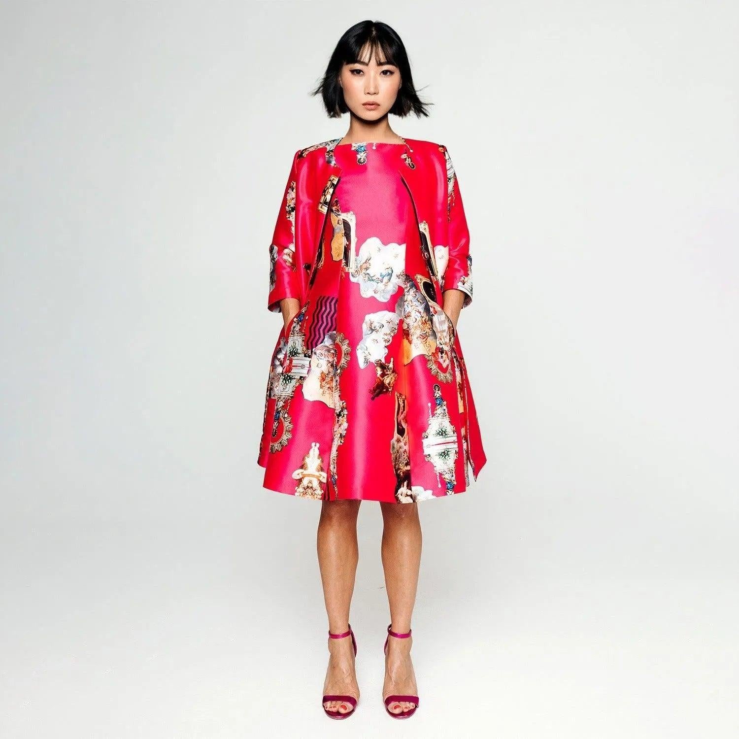 Midi Dress C - Sicily Hot Pink