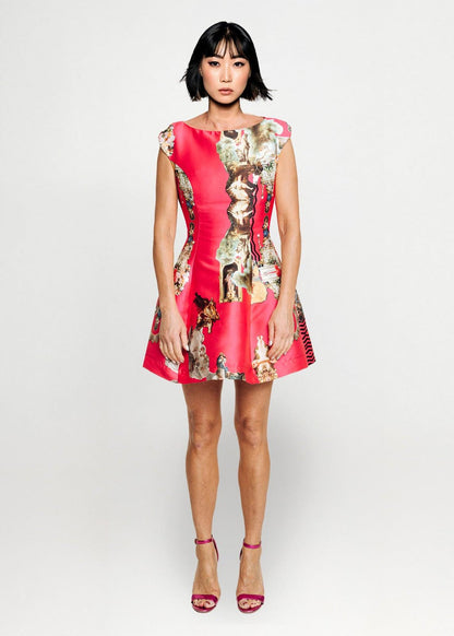 Midi Dress C - Sicily Hot Pink