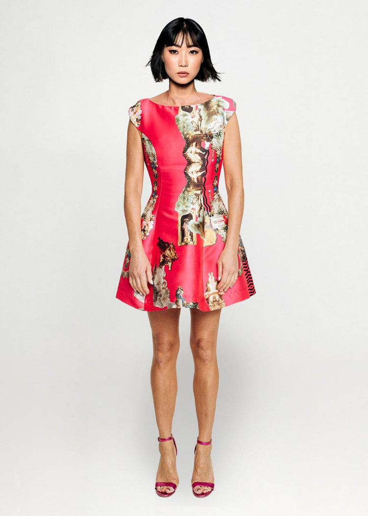 Midi Dress C - Sicily Hot Pink