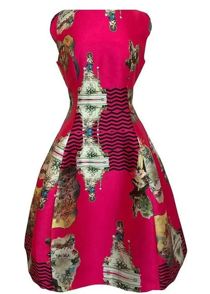 Midi Dress C - Sicily Hot Pink