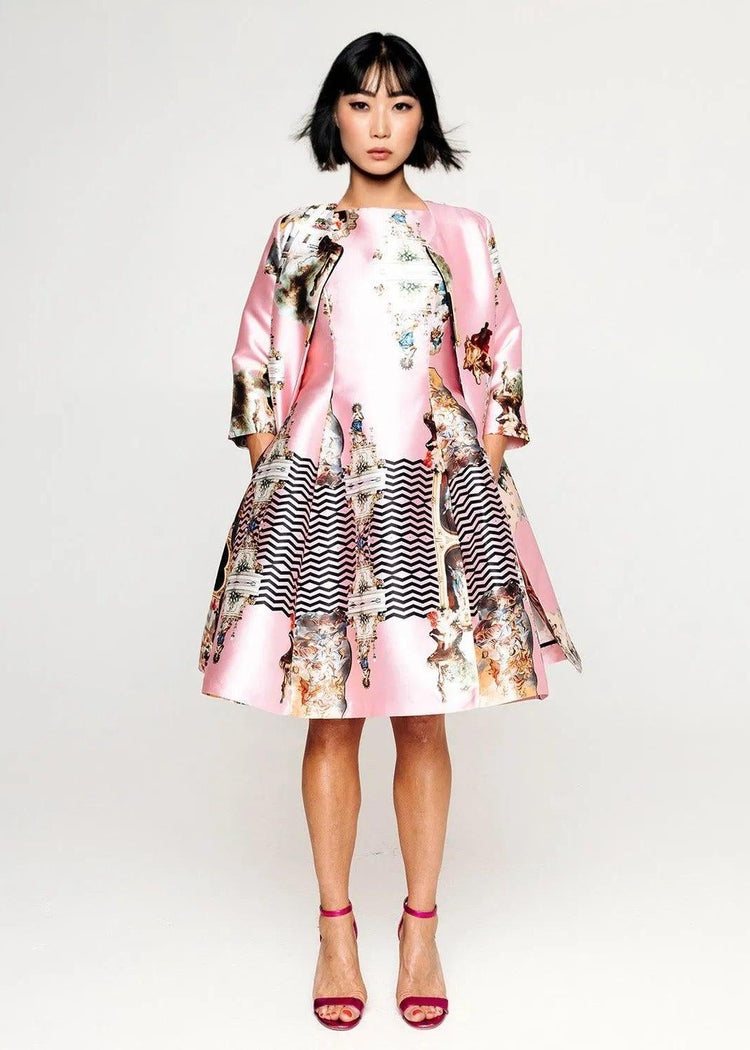 Midi Dress C - Sicily Powder Pink