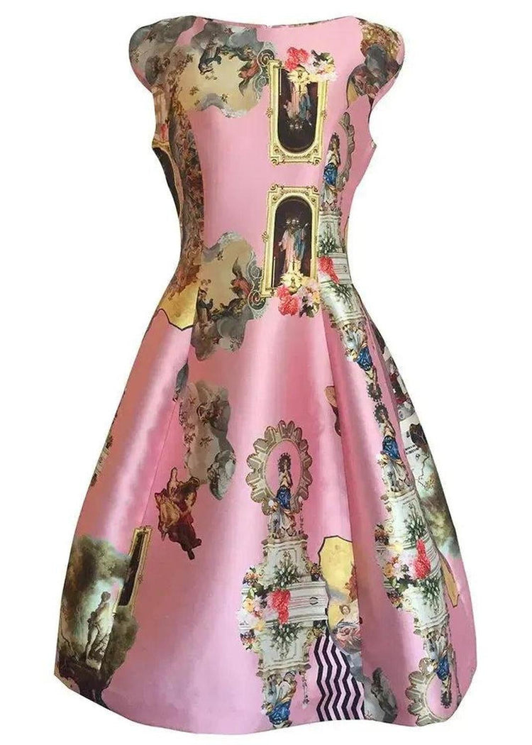 Midi Dress C - Sicily Powder Pink