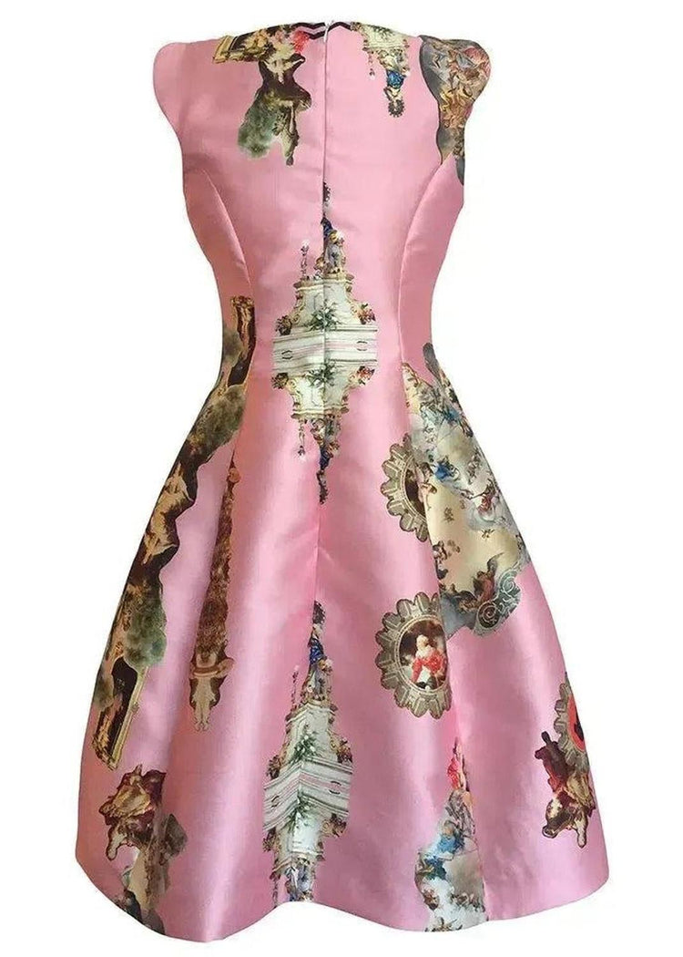 Midi Dress C - Sicily Powder Pink