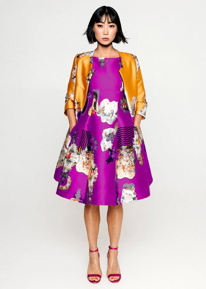 Midi Dress C - Sicily Purple