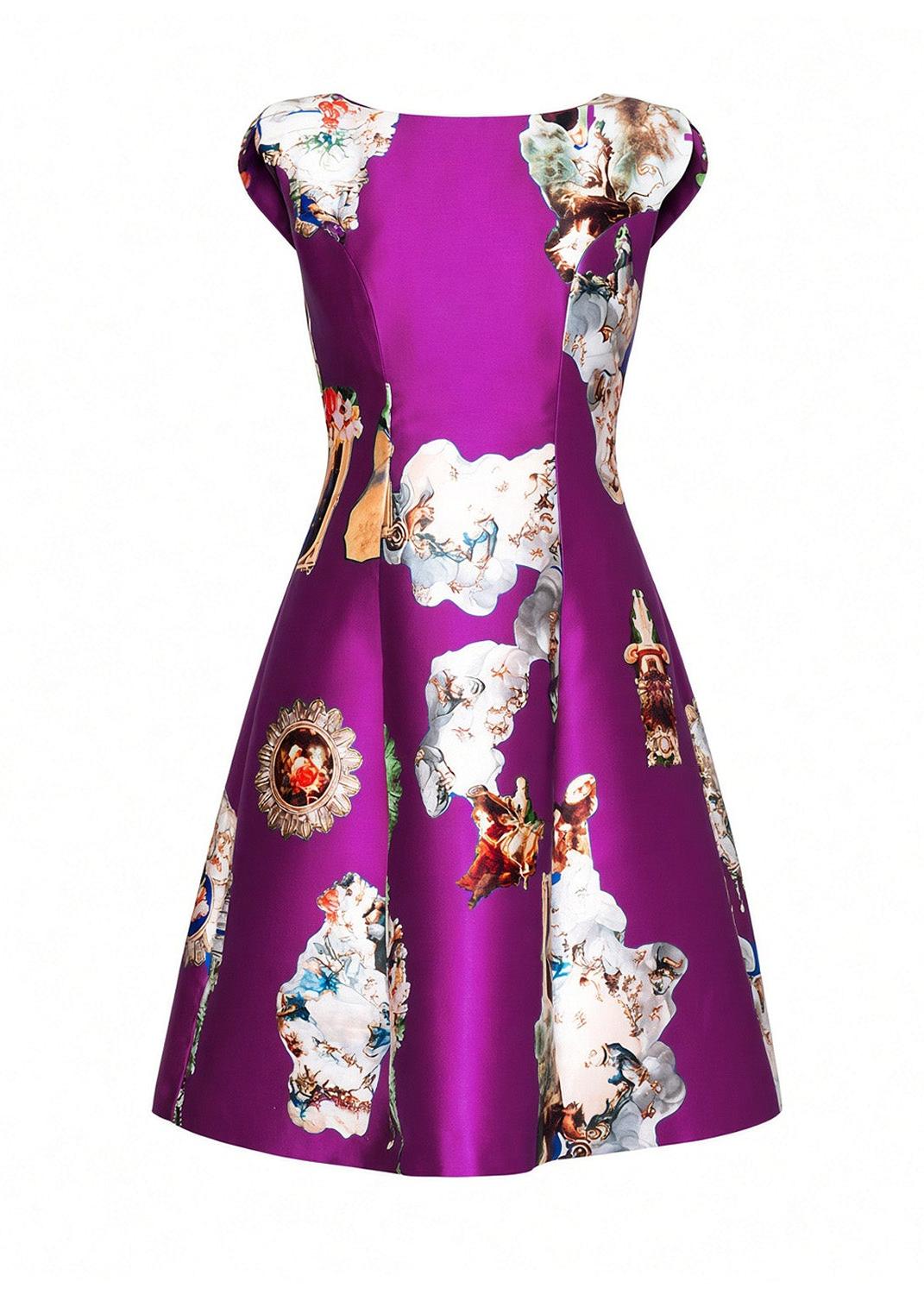 Midi Dress C - Sicily Purple