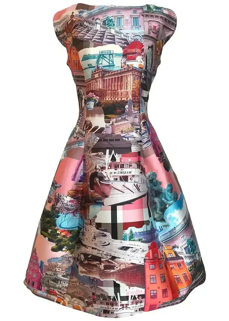 Midi Dress C - Stockholm Royal Pink