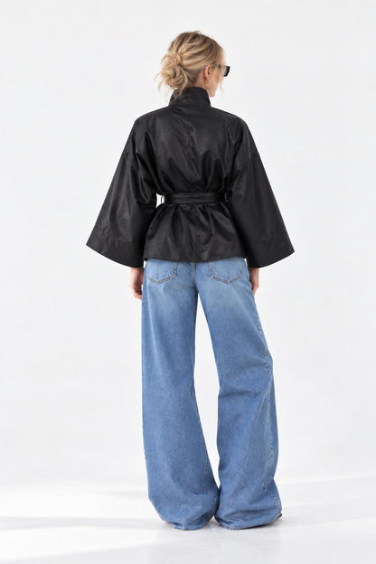 Square Boxy Jacket - Black