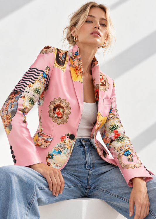 Tailored Blazer - Sicily Pink