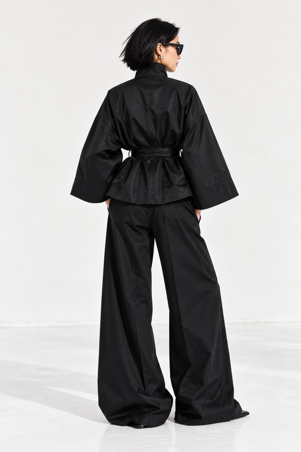 Boxy Jacket - Schwarz