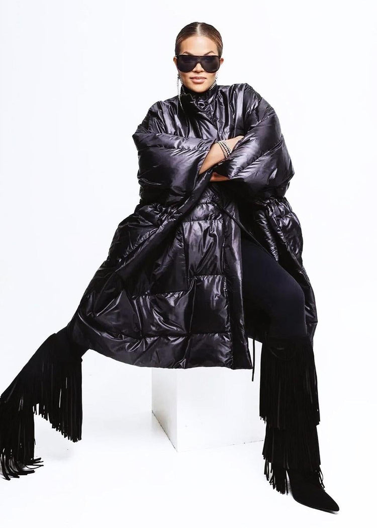Oversized Puffer Coat – Black