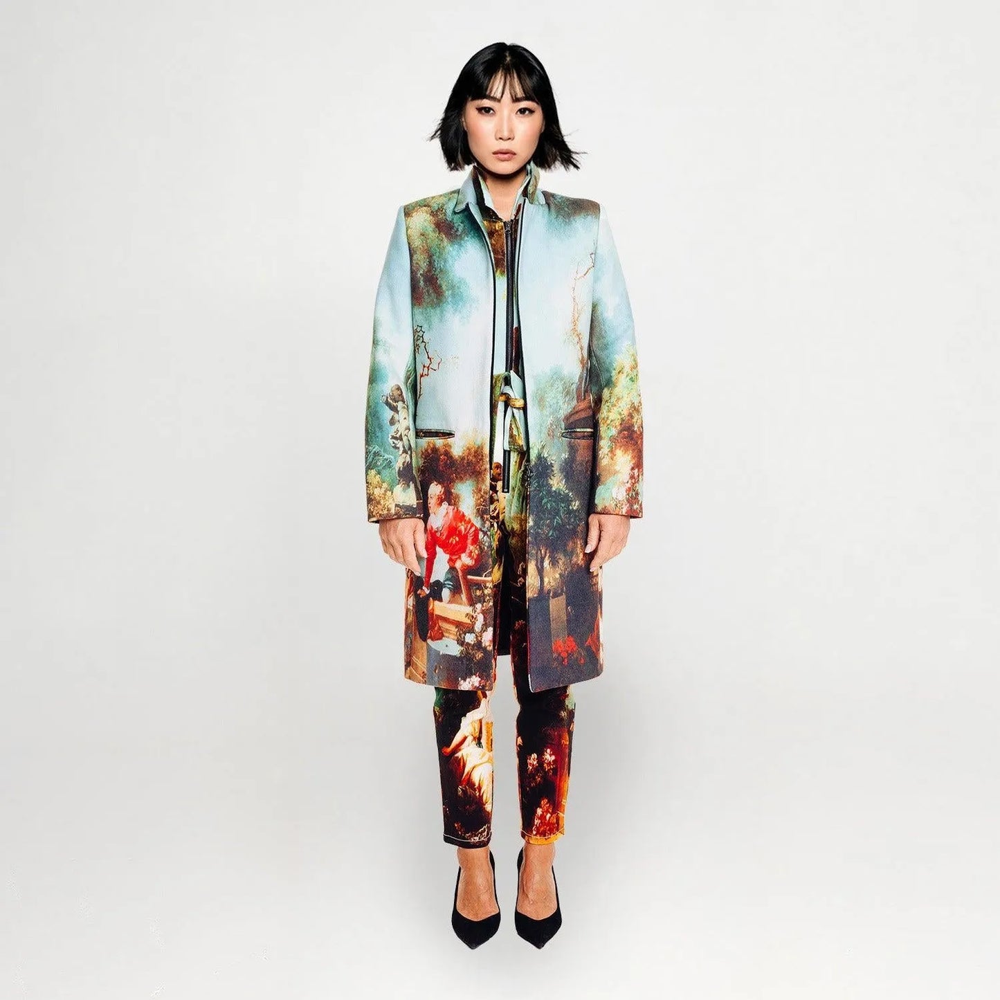 Paletau Coat - Garden Royal