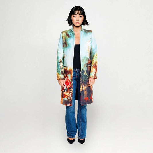 Paletau Coat - Garden Royal