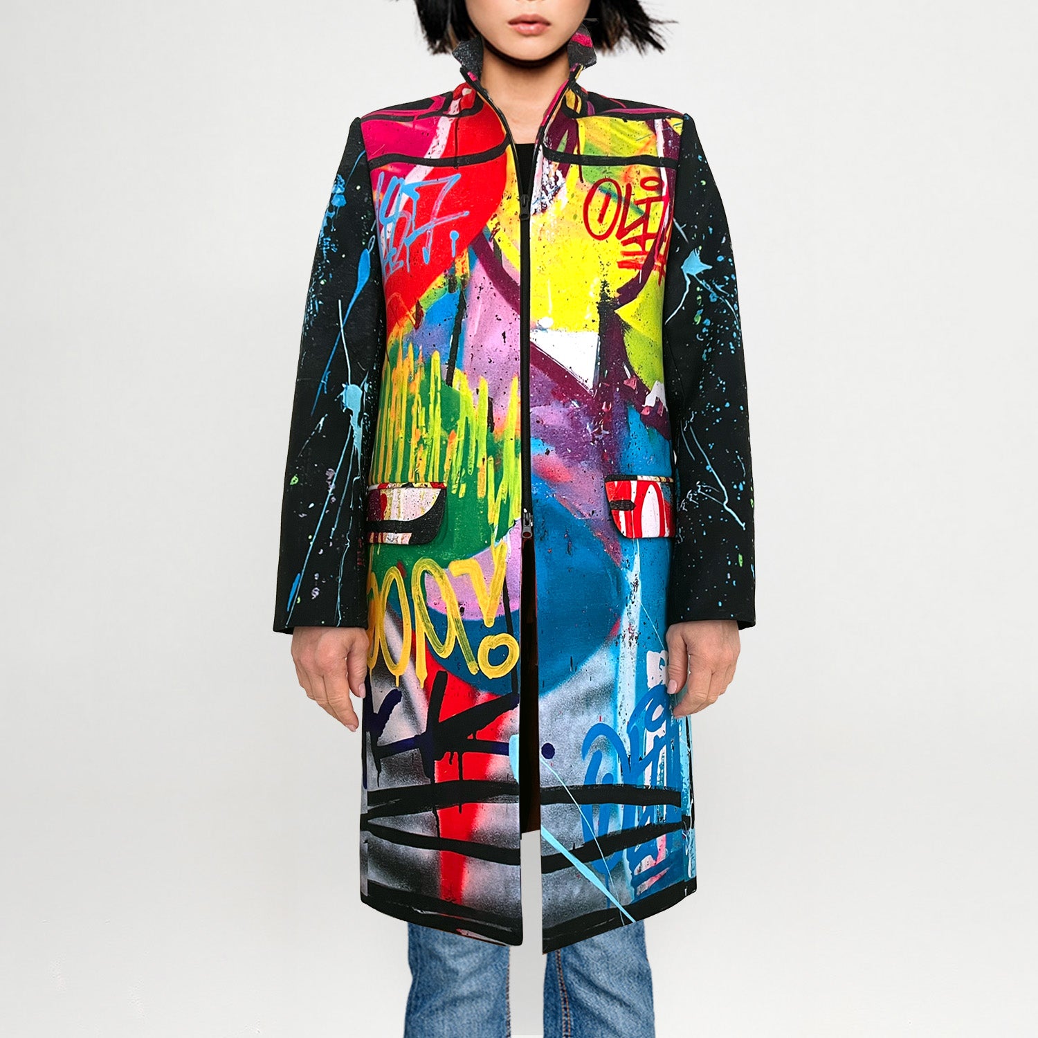 Paletau Spring Coat - Street Art