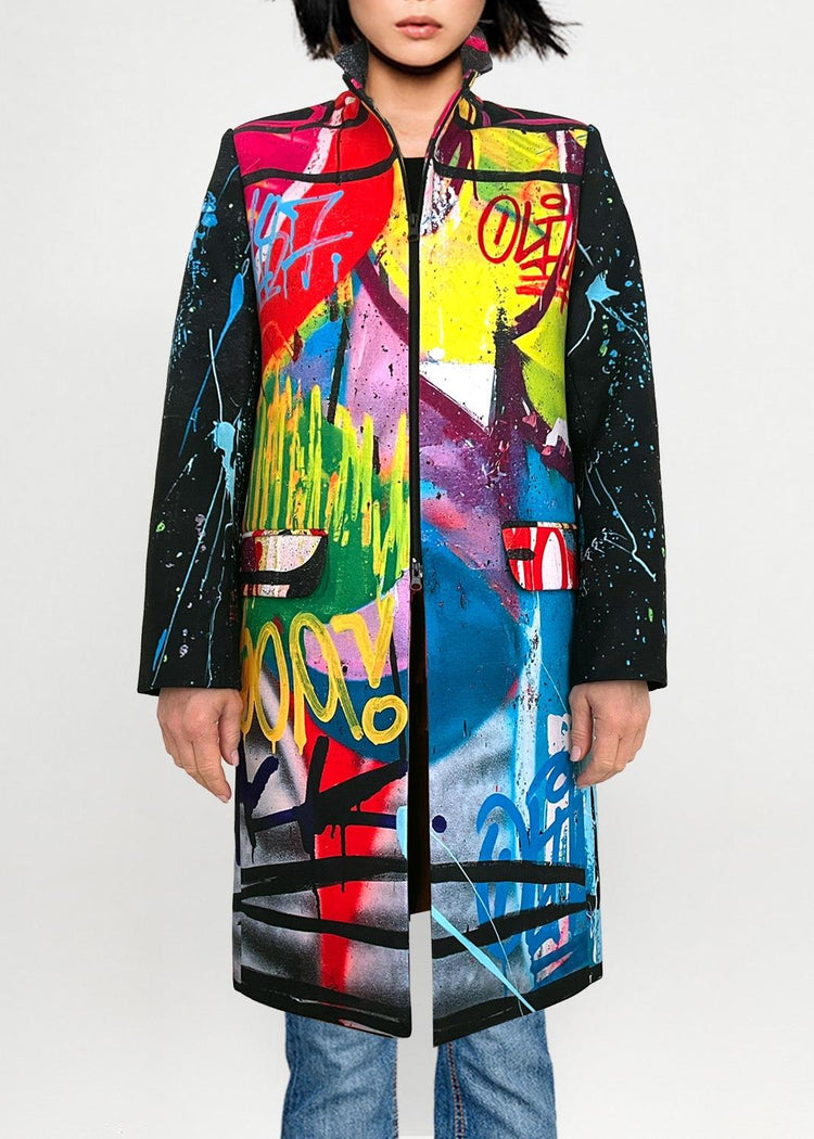 Paletau Spring Coat - Street Art