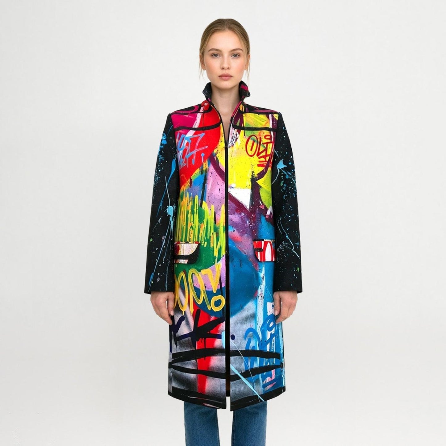 Paletau Spring Coat - Street Art
