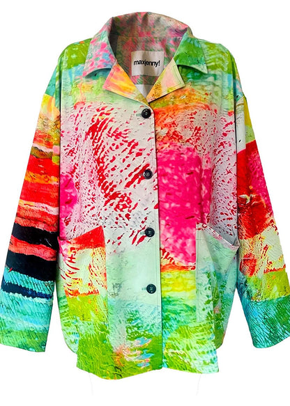 Pyjama Jacket – Mother Pink Red Green | maxjenny!