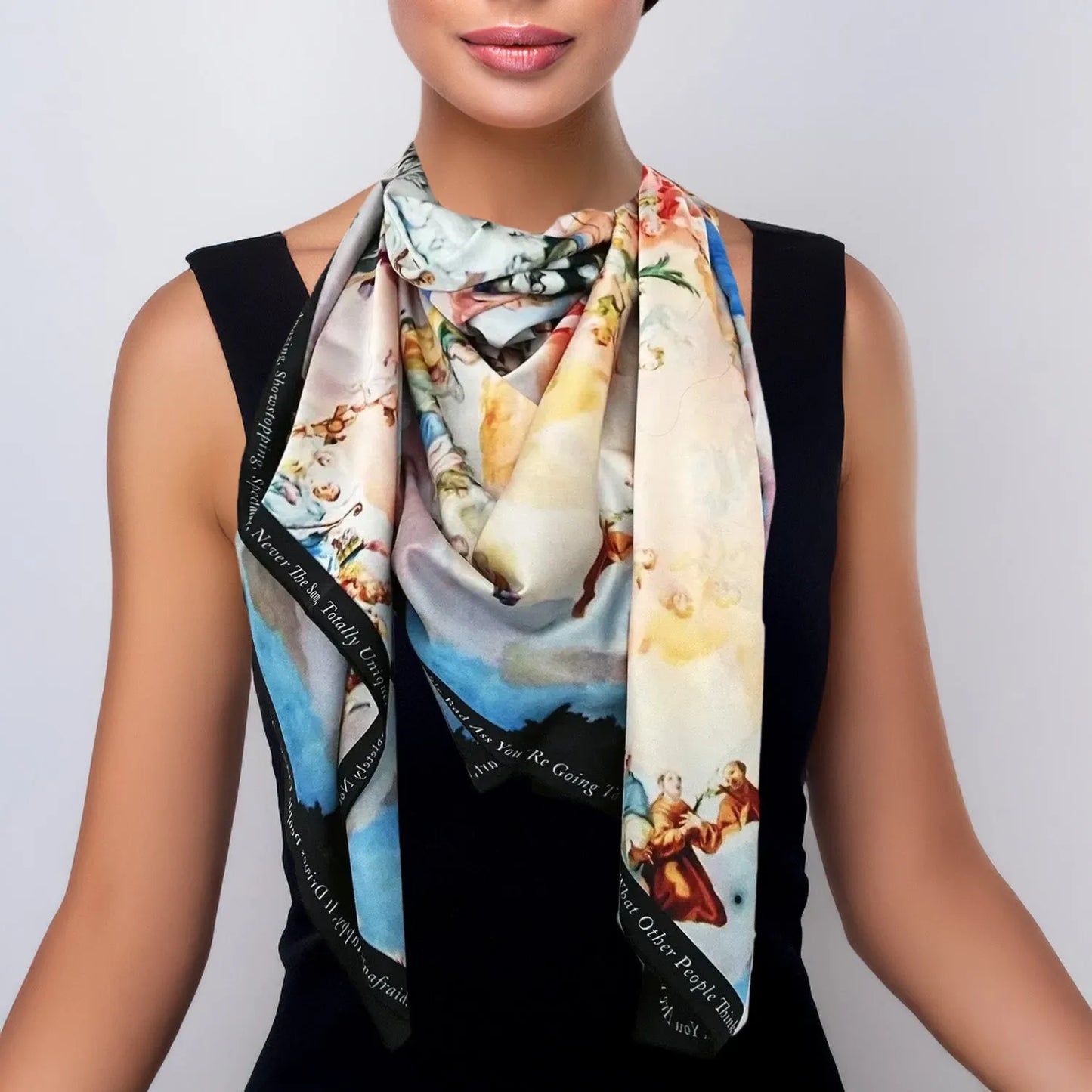 SALE Scarf heaven printed