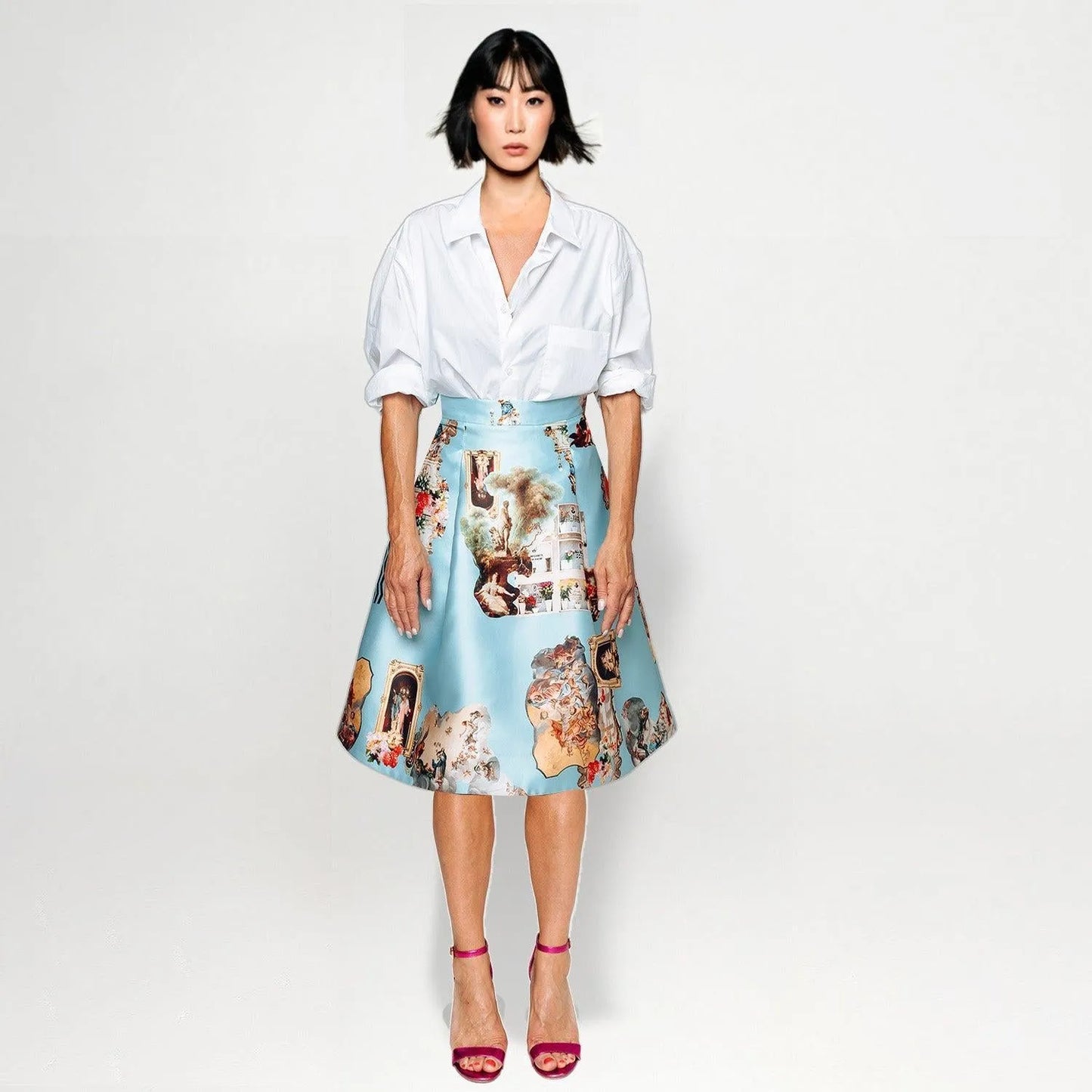 SALE Sicily light blue skirt