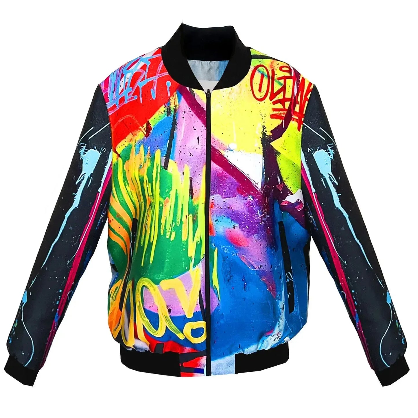 SALE Unisex bomber street art printed