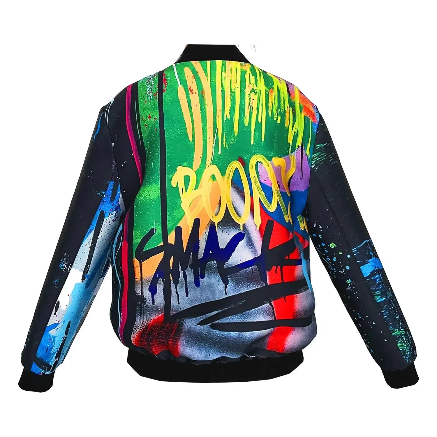 SALE Unisex bomber street art printed