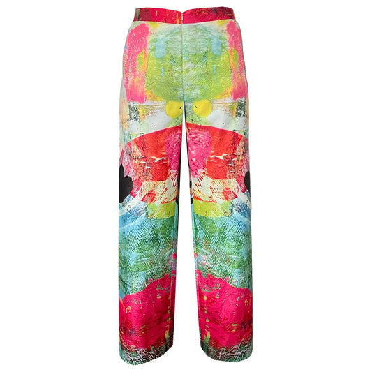 SALE Wide straight pants printed mother