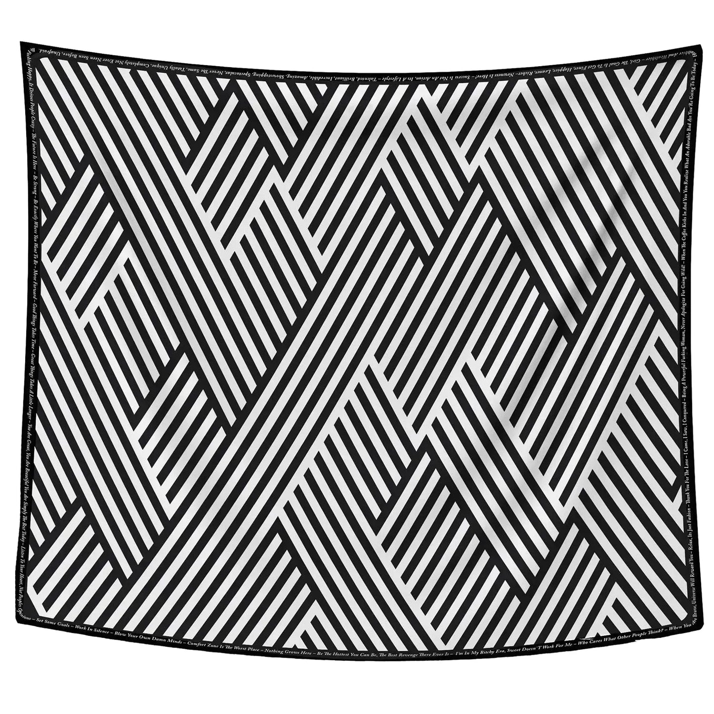 Scarf - Black & White