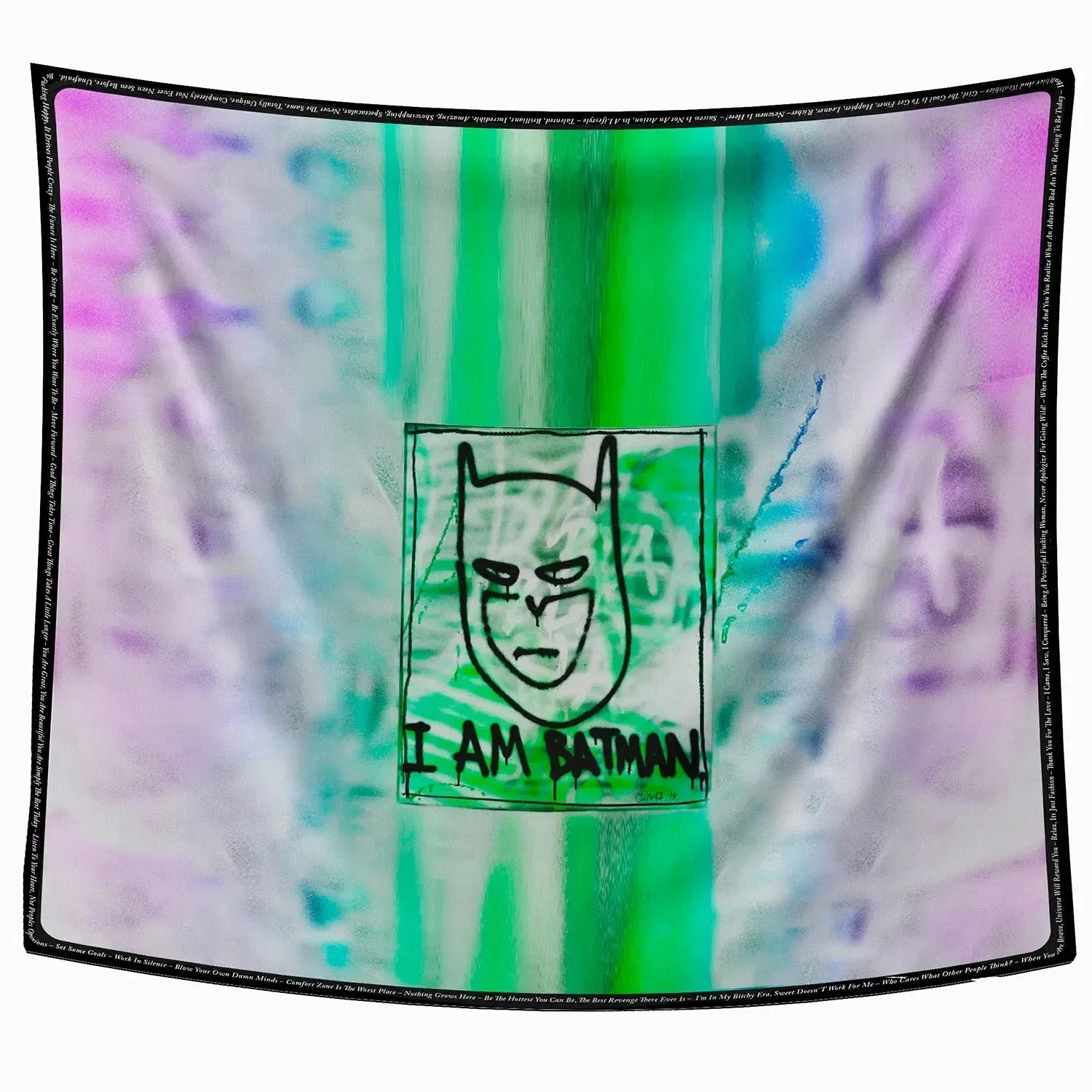 Scarf - Green Purple