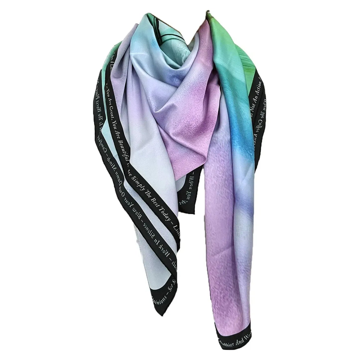 Scarf - Green Purple