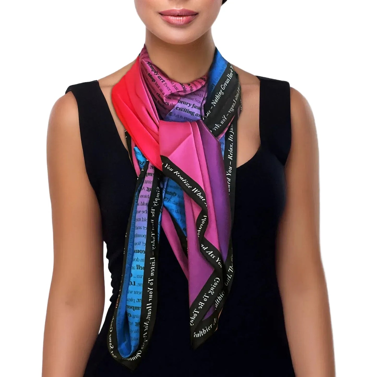 Scarf - Red Blue