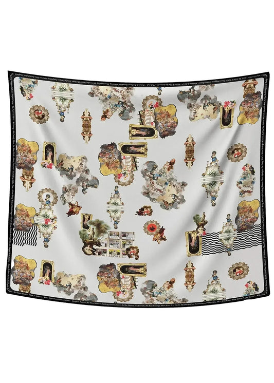 Scarf - Sicily Dirty White