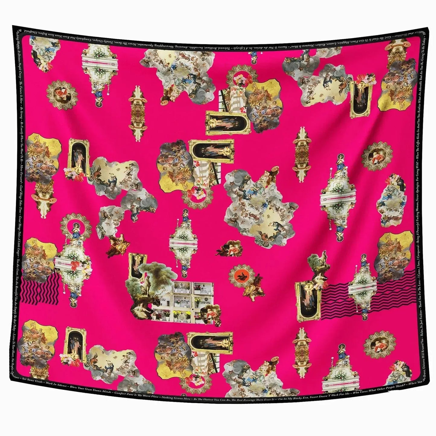 Scarf - Sicily Hot Pink