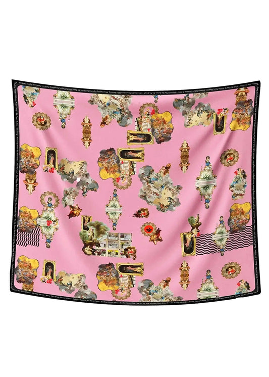 Scarf - Sicily Powder Pink