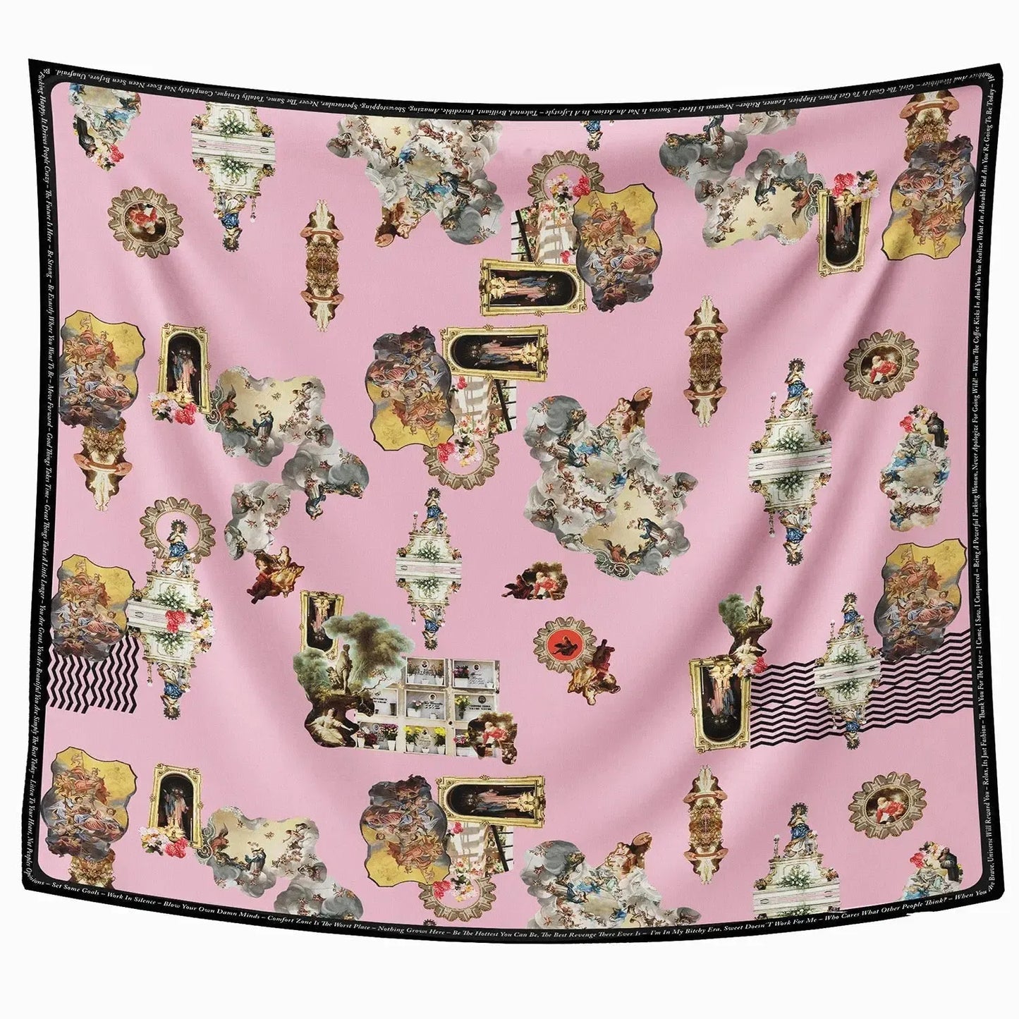 Scarf - Sicily Powder Pink