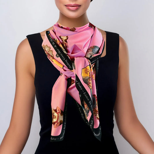 Scarf - Sicily Powder Pink